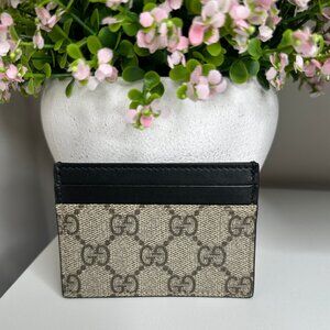 Gucci Ophidia GG Supreme Monogram Card Holder Authentic